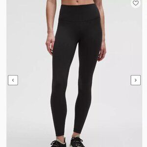 LULULEMON Wunder Train High-Rise Tight 28", black, sz 8